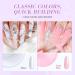Saviland UV Gel Kit - 2 Pieces Clear & Light Pink Nail Extension & Repair Gel 3.53 oz with Nail Brush & Shapes - Large Capacity Soak-Off UV Gel Set for Perfect Nails - Buy Online on GoSupps.com