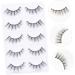 minkissy 5 Pairs False Eyelashes Eyelash Make up Tool Glue False Lashes Makeup Eyelashes Beauty Tool Puppy Ear Headband Fluffy Volume Lashes Soap Tin 3d Makeup Tools Cross Artificial Fiber - Buy Online on GoSupps.com