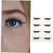 Ipetboom 8 pairs Long Stickers Makeup Eyeliner Adhesive Self-adhesive Reusable Tool Up False Lash Look Women 1 count (Pack of 1) Glodenx2pcs - Buy Online on GoSupps.com