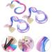Hair Accessories for Girls Bulk Unicorn Wigs for Hair Extensions Clips 3PCS - Buy Online on GoSupps.com
