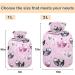Naanle Floral Sloths Hot Water Bottle - 1L Transparent for Warm & Cold Therapy | Ideal for Bed Hand & Feet Heat Pain Relief - Buy Online on GoSupps.com