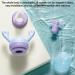 Romida Day & Night Silicone Baby Pacifier | BPA-Free Newborn Dummy in Blue | Ideal for Comfort & Safety - Buy Online on GoSupps.com