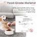Food Grade Melamine Scoop Set - 1 Cup and 1/2 Cup Pink Scoops for Pet Food, Flour, Candy - Plastic Dry Measuring Cup for Canisters and Freezer - Buy Online on GoSupps.com