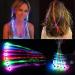 30 Pack LED Lights Hair Light-Up Fiber Optic LED Hair Barrettes Extensions Light Flashing Fiber Optic Hair Braid Barrettes Hair Clips for Party Favors Festival Party Bar Concert