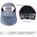 Tnfeeon Pet Baseball Cap - Adjustable Sunbonnet for Dogs & Cats | Summer Pet Hat with Ear Holes | Perfect Parent-Child Accessory (S-Black) - Buy Online on GoSupps.com