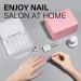 AILLSA Coffin Matte Soft Gel Nail Tips Kit with UV Light - Nail Extension Kit with 4 in 1 Glue Gel for Halloween Nail Art - Buy Online on GoSupps.com