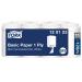 Tork 120123 Standard paper wipers for M1 Mini Donations with interior rolling - paper towels in white 1 -layer & unadited - 11 rolls x 120 meters imperforted (21.5 cm) 11 x 120m universal single