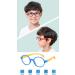 Children's Blue Light Filter Glasses - UV Block TR90 Round Frame for Girls + Anti-Slide Tape & Case - Buy Online on GoSupps.com