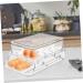 Zerodeko Box Containers for Fridge Refrigerator Egg Holder Egg Container Dispenser Double Layer Eggs - Buy Online on GoSupps.com