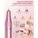 Portable Electric Nail Drill - 35000RPM Cordless Nail Drill with Mini UV Lamp - Rechargeable Professional Nail Tool for Home & Salon - Pink - Buy Online on GoSupps.com