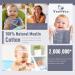 YOOFOSS 10-Pack Mullwindeln Spuckerche - 100% Cotton Fabric Diapers 6-Layer Folding Towels for Babies Fog Blue 27x50 cm - Buy Online on GoSupps.com