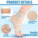 Eurzom 2 Pairs Heel Gel Sleeve for Achilles Tendonitis & Plantar Fasciitis - Light Brown - Buy Online on GoSupps.com