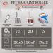CARASELLE Pet Hair Remover Refills only no handles - Lint Rollers for Pet Hair Sticky Roller for Clothes Pet Hair Remover Washing machine Dog Hair Remover Cat Hair Roller Lint Roller Refills pack of 8 refills - Buy Online on GoSupps.com