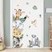 DecalMile Jungle Animals Door Wall Decals - Safari Elephant Giraffe Wall Stickers for Kids Room and Nursery Decor - Buy Online on GoSupps.com