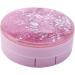 Rous Cute Pink Lens Container with Flowing Sequins - Stylish & Functional Lentils Bag for Girls - Buy Online on GoSupps.com