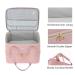 Nail Polish Organizer Double-Layer Storage Case for 40 Bottles (15ml/0.5 fl.oz) + Portable Nail Lamp Holder - Nail Tech Essential Carry Bag - Buy Online on GoSupps.com