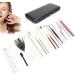 23-in-1 Spiral Ear Wax Tool Set for Comfortable Ear Wax Removal - Double Ended Ear Picks for Effective Ear Cleaning - Classic Black Ear Pick Sets - Buy Online on GoSupps.com
