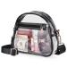 Filoto Clear Purse for Women Girls, Stadium Approved Clear Crossbody Bag, See Through Clear Bag with Adjustable Strap Transparent
