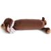 NICI 49332 Dachshund Roll Skida 60cm - Fluffy Cuddly Animal Pillow for Kids & Babies | Ideal for Home Kindergarten & Travel - Buy Online on GoSupps.com
