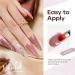 Modelones 6 Colors Poly Nail Gel Set | Burgundy Red Brown Champagne Gold Extension Gel | Nail Enhancement Builder Kit for DIY Manicure | Elegant Lady Collection | Home Salon Beauty Gift - Buy Online on GoSupps.com