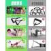 Victoper Resistance Bands Set - Men & Women Exercise Bands for Strength Training - 4 Levels - Fitness, Yoga, Pilates - Buy Online on GoSupps.com