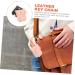 FOMIYES 6-Piece PU Leather Pendants & Keychains - Stylish Hand Soap & Hand Sanitizer Travel Bottles - Key Ring Decor for Easy Access - Buy Online on GoSupps.com