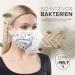HARD 100 Piece Disposable Face Masks | Made in Germany | CE Certified | Triple Layer Filtration | Floral Design | Elastic Earloops | Adults | 17.5cm x 9.5cm - Buy Online on GoSupps.com