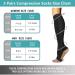 3 Pairs Athbavib Open Toe Compression Socks for Men Women - Multi1 (Large-X-Large) - Buy Online on GoSupps.com