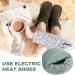Exceart Electric Foot Warmer Pillow - USB Heating Tool for Winter Comfort | Plush Hand-Warming Shoes & Cushions - Buy Online on GoSupps.com
