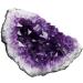 Nupuyai Natural Amethyst Druse Rough Stone Irregular Crystal Cluster Druse Piece Reiki Healing Stone Decoration Amethyst #2-L
