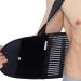 NeoTech Care Adjustable Back Brace Lumbar Support Belt with Suspenders - Size L Large - Black - Buy Online on GoSupps.com