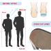 Adjustable Heel Lift Cushions - Height Increase Insoles for Pain Relief & Leg Discrepancies | Men's 10-12 & Women's 11-14 - Buy Online on GoSupps.com