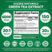 Zazzee Extra Strength Green Tea Extract 6000mg - 150 Vegan Capsules - 50% EGCG - 98% Polyphenols - 80% Catechins - Potent 20x Extract - Up to 5 Month Supply - All-Natural & Vegan - Buy Online on GoSupps.com