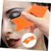 Beavorty Mascara Make Up Eyelash Tool Mascarades for Women Makeup Tools Eyeliner Guard Auxiliary Tool Template Miss Make up 10.3x3.8cm Orange - Buy Online on GoSupps.com