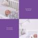 Sn z Dream Cloud Sleep Aid for Babies | Plush Mobile with White Noise 4 Calming Sounds & Night Light Pink & White - Buy Online on GoSupps.com