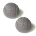 Mxkoso Precut Walker Tennis Balls Heavy Duty Long Lasting Felt Pad Glide Coverings for Chairs Desks Furniture Legs and Floor Protection 2 PCS (Gray)