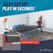 JOOLA Club Competition Table Tennis Net & Post Set - Portable 72 Regulation Size Ping Pong Screw On Clamp Net - Buy Online on GoSupps.com