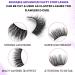Russian Strip Lashes False Eyelashes Cat Eye Lashes 18MM D Curl Strip Lashes 10 Pairs with Strong Eye Lash Glue and Eyelash Brush- Reusable Handmade Natural Look 3D Cat Eye Lashes Full D Curl Strip Lash Set - Buy Online on GoSupps.com