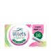 Lil-Lets Organic Non-Applicator Super Tampons 16 Count (Pack of 1) for Medium to Heavy Flow Made with 100% Organic Cotton GOTS Certified Vegan Organic Tampons Plastic Free Period Care