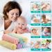 24-Pack Microfiber Coral Fleece Baby Washcloths 7x9 inch - Extra Absorbent & Soft Towels for Newborns, Infants & Toddlers - Gentle on Sensitive Skin - HOMEXCEL - Buy Online on GoSupps.com