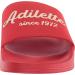 adidas Adilette Slides Sandal - Vivid Red/Wonder White - Size 12 Women/11 Men - Buy Online on GoSupps.com