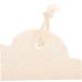 5PCS Flower Shaped Loofah Sponge Set - Soft Cotton Bath Scrubber for Men | Light Yellow | International Shipping - Buy Online on GoSupps.com