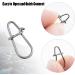 Dr.Fish 50 Pack Stainless Steel Crankbait Snaps - Quick Change Fishing Clips - Bass Fishing Lure Snaps - 50 Pack - Buy Online on GoSupps.com