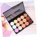 FRCOLOR 15 Makeup Tray | Versatile Cream & Powder Face Palette for Flawless Concealing & Contouring | International Shipping Available - Buy Online on GoSupps.com
