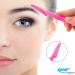 Eyebrow Razors & Facial Hair Remover - Exfoliating Dermaplaning Tool for Women & Men (Pink) - International Shipping - Buy Online on GoSupps.com