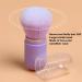 Veeteah Retractable Blush Brush Compact Powder Brush | Retractable Travel Powder Blush Brush Soft Bristles for Daily Use for Travel purple - Buy Online on GoSupps.com