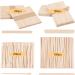 Whaline 4 Style Assorted Wax Spatulas - 500 Piece Wood Craft Sticks - Buy Online on GoSupps.com
