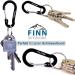 Finn Outdoors 10-Pack Mini Carabiner Keychain - 5cm 10 Colors Perfect for Everyday & Outdoor Use | Multifunctional Gear - Buy Online on GoSupps.com
