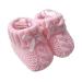 Royal Icon Newborn Baby Boys Girls Booties Baby Booties with Bow Soft Knitted Baby Bootees 0-3 Month Newborn Booties for Babies Ideal for Indoor and Outdoor Use RI354 3 Months Pink