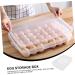 GLEAVI Box Egg Tote Eggs Refrigerator Egg Container Egg Case Egg Holder Covered Egg Organizer Crisper Dog - Buy Online on GoSupps.com